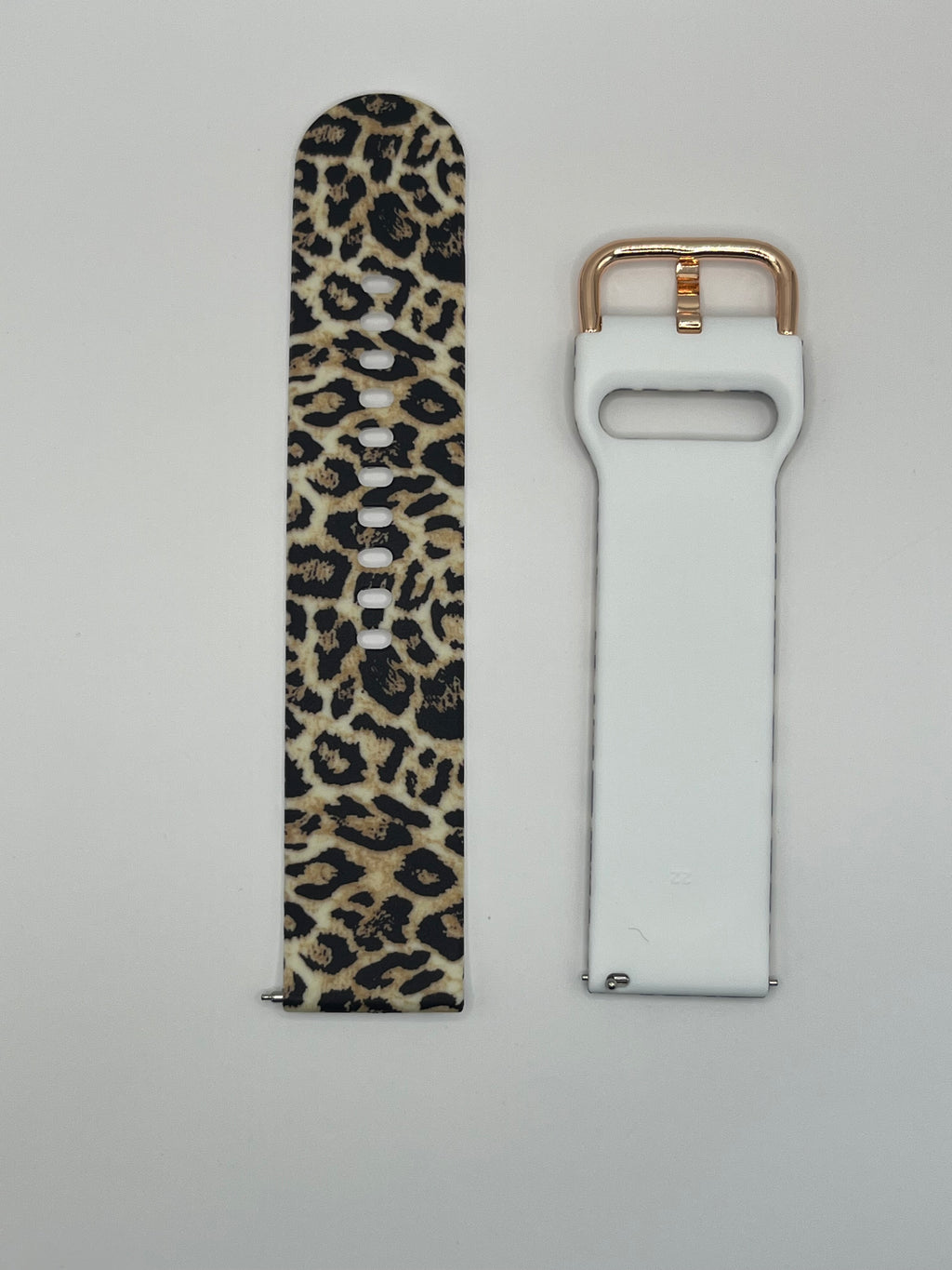 Watch strap - Galaxy: silicone- rose gold buckle