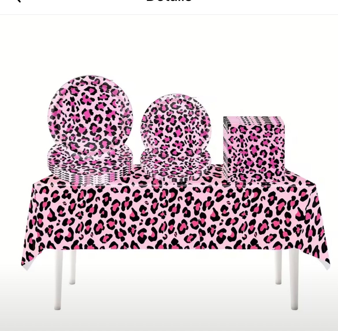 Party tableware pack - pink