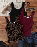 Tank top set of 3 - maroon