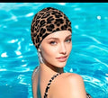 Pleated swim cap