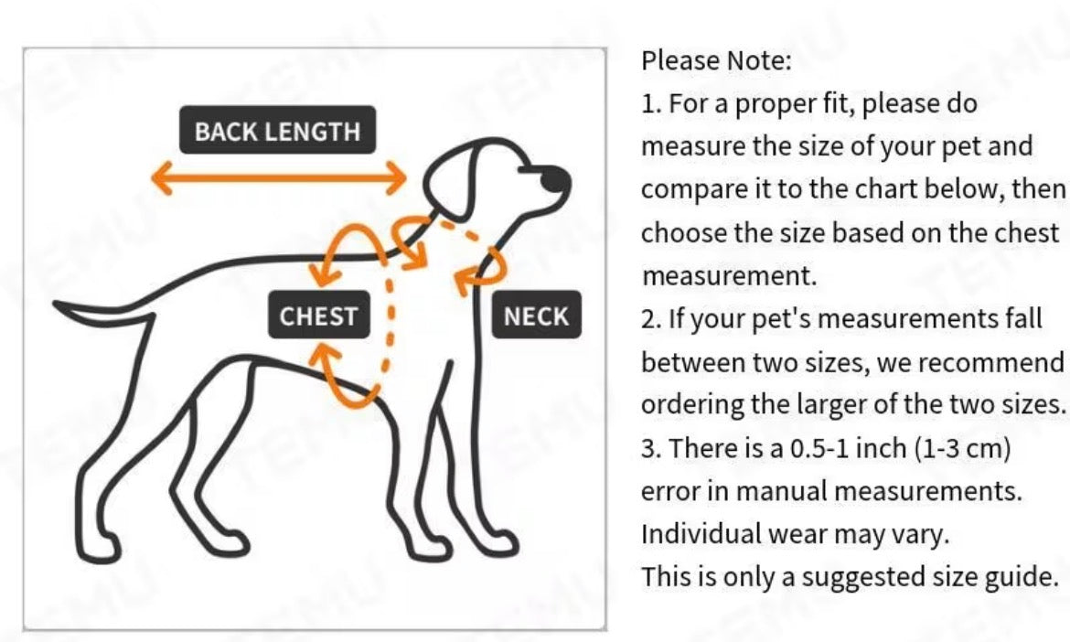 Windproof dog vest