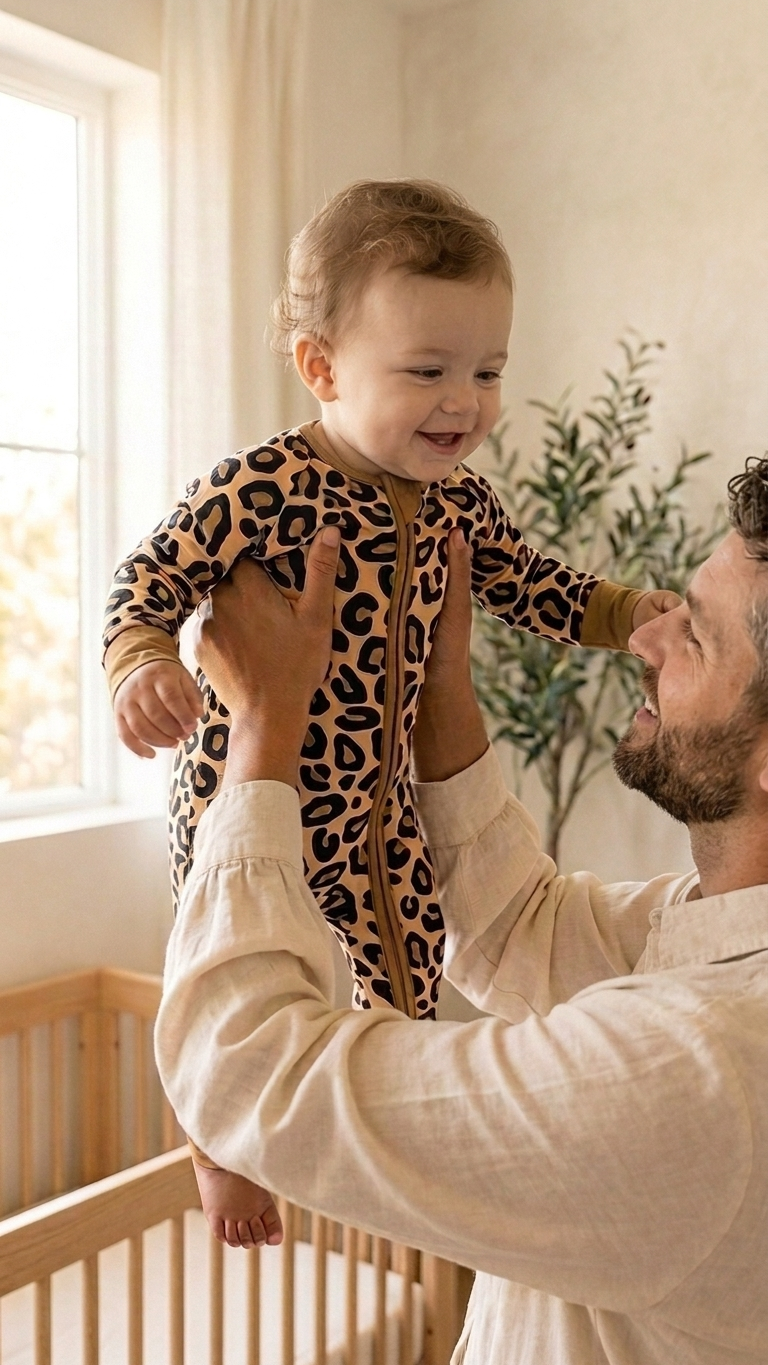 Baby bodysuit - brown