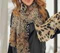 Thin Scarf - brown mix