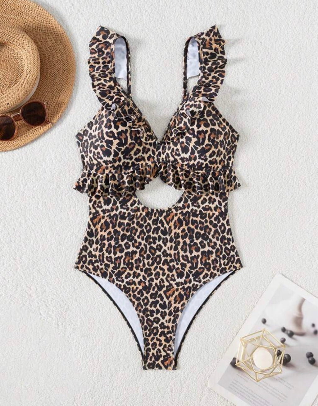 Swimsuit- full piece frill