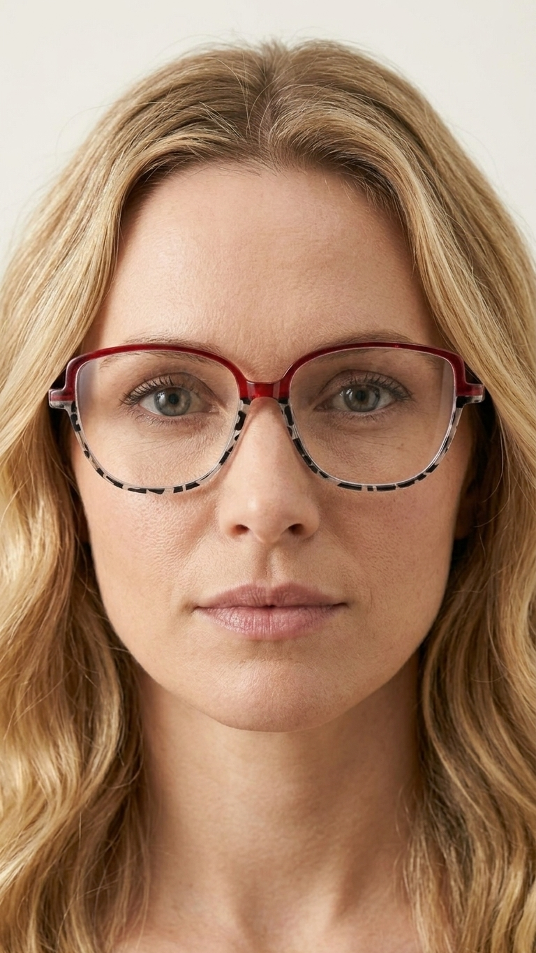 Reading glasses - red