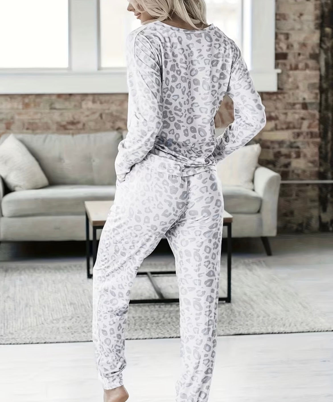 Two piece loungewear (Grey)