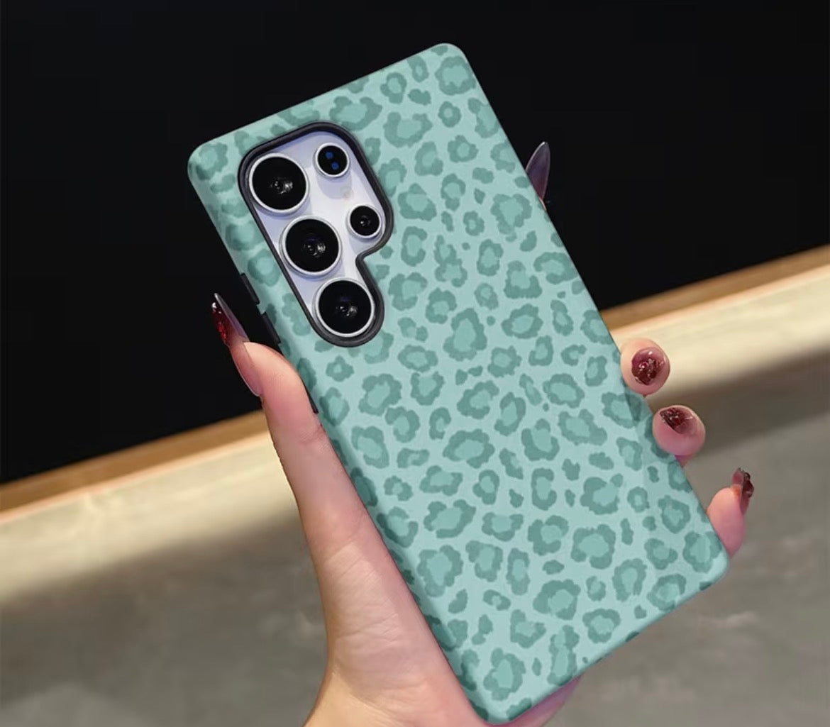 Phone case - mint green - Samsung (gloss finish)