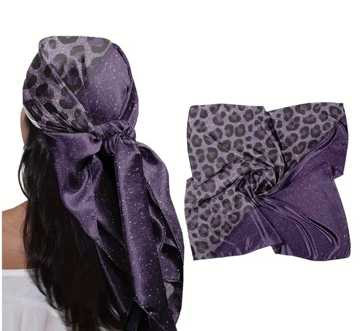 Headscarf - purple-black