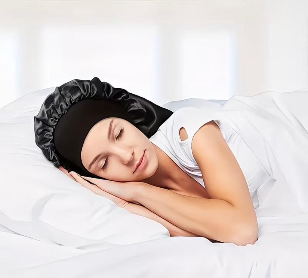 2pc satin sleep cap