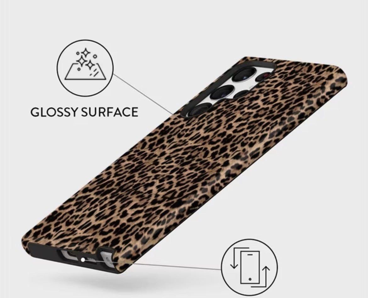 Leopard print cover- brown