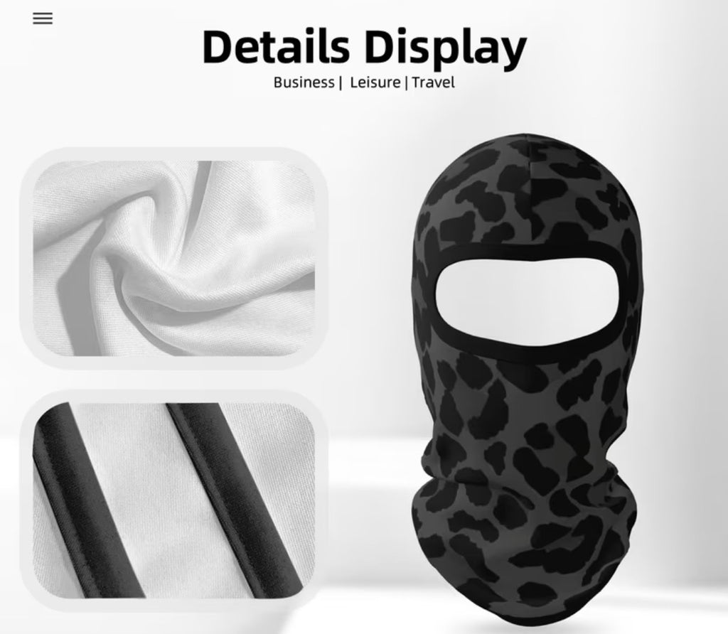 Balaclava- grey/black