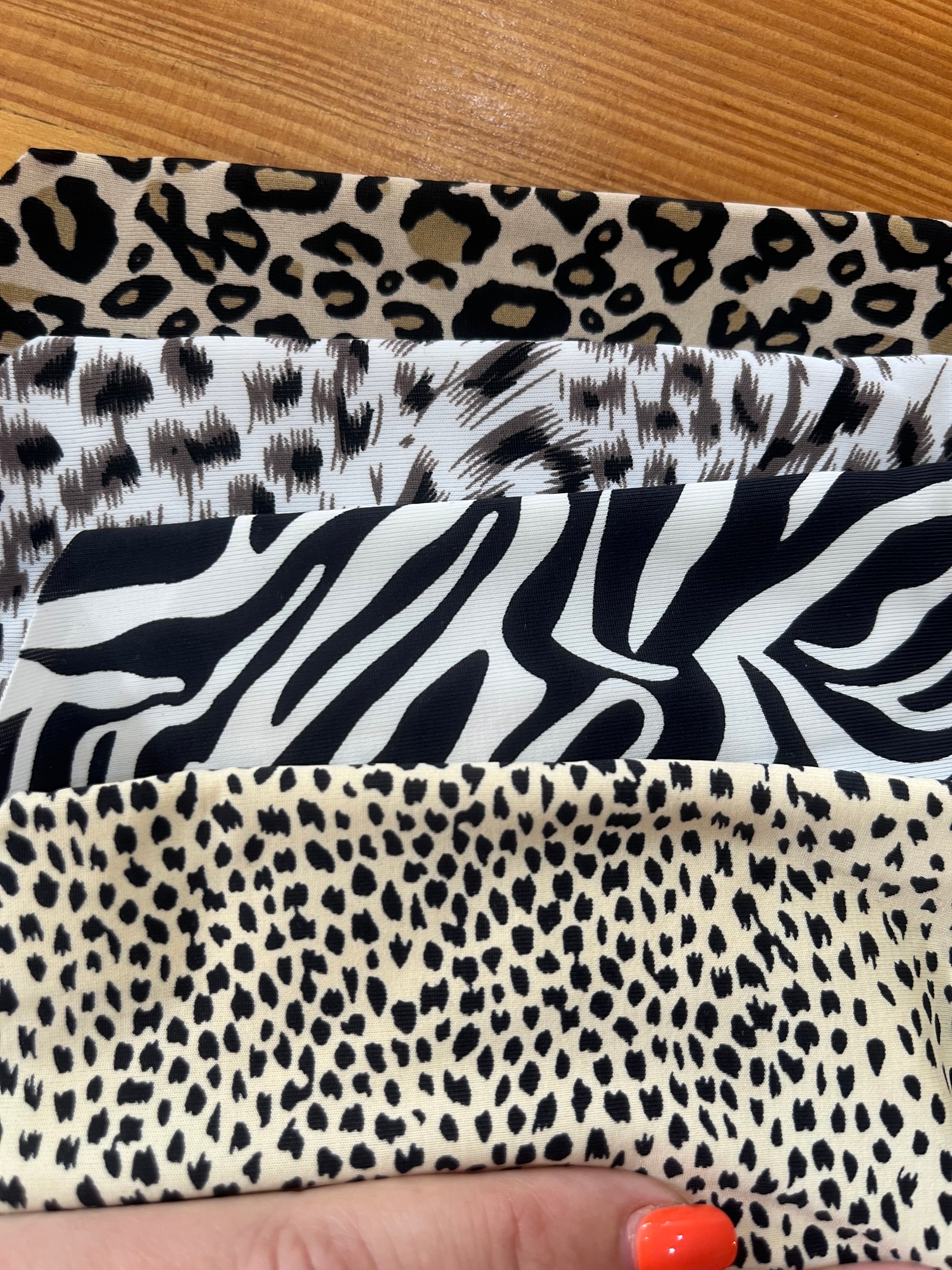 4pc mid-waist panties