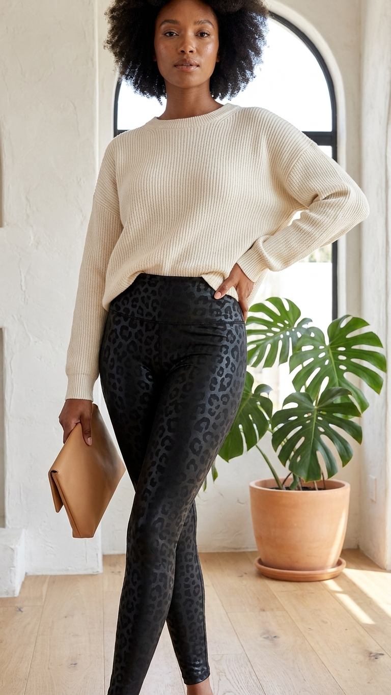 Fleece lined leggings