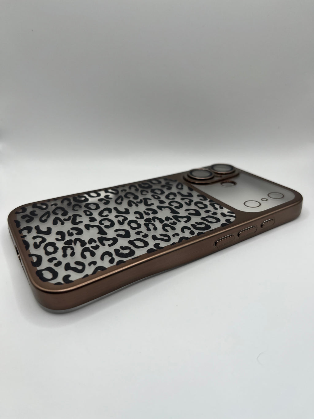Phone case - IPhone 16 - bronze/blue