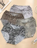 4pc mid-waist panties
