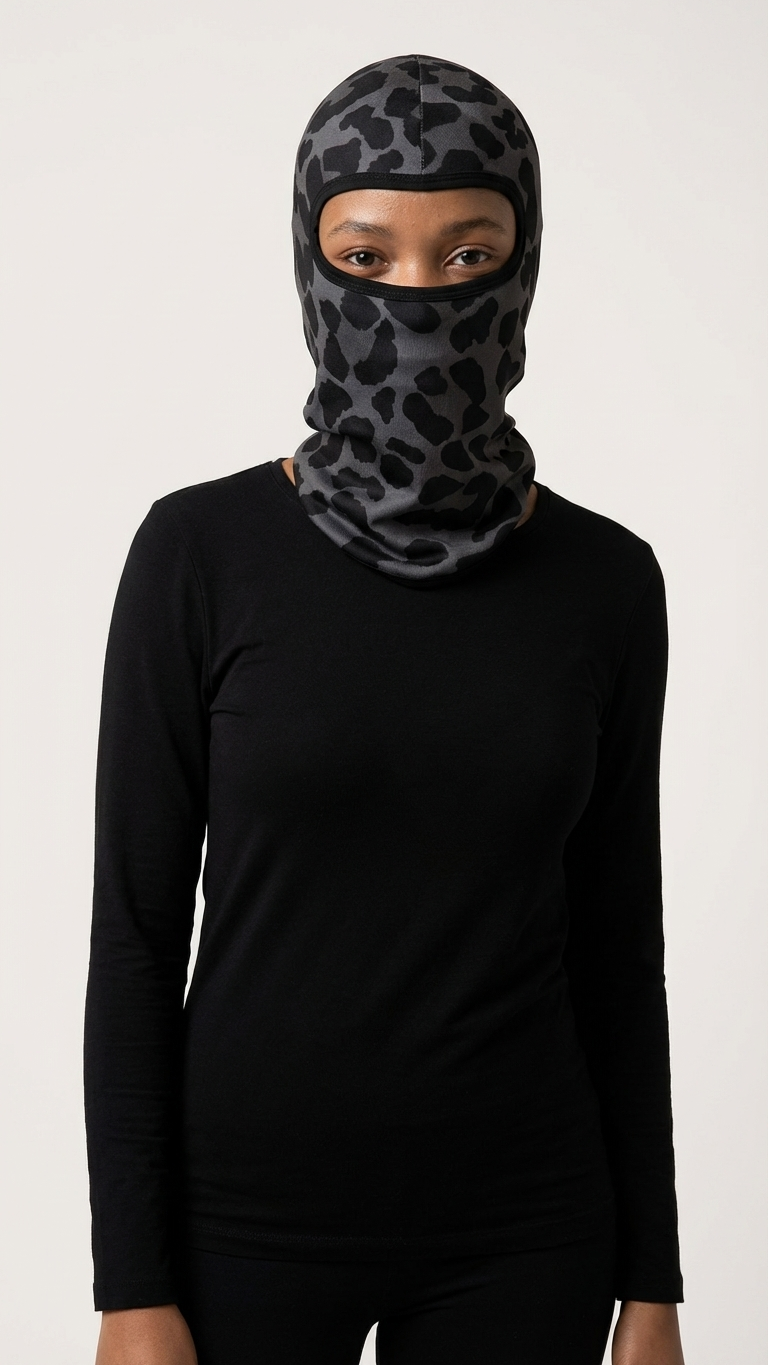 Balaclava- grey/black