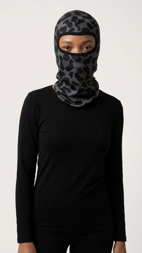 Balaclava- grey/black