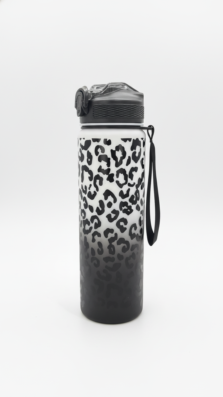 Water bottle - ombré/black