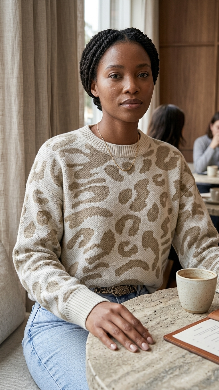 Beige pullover