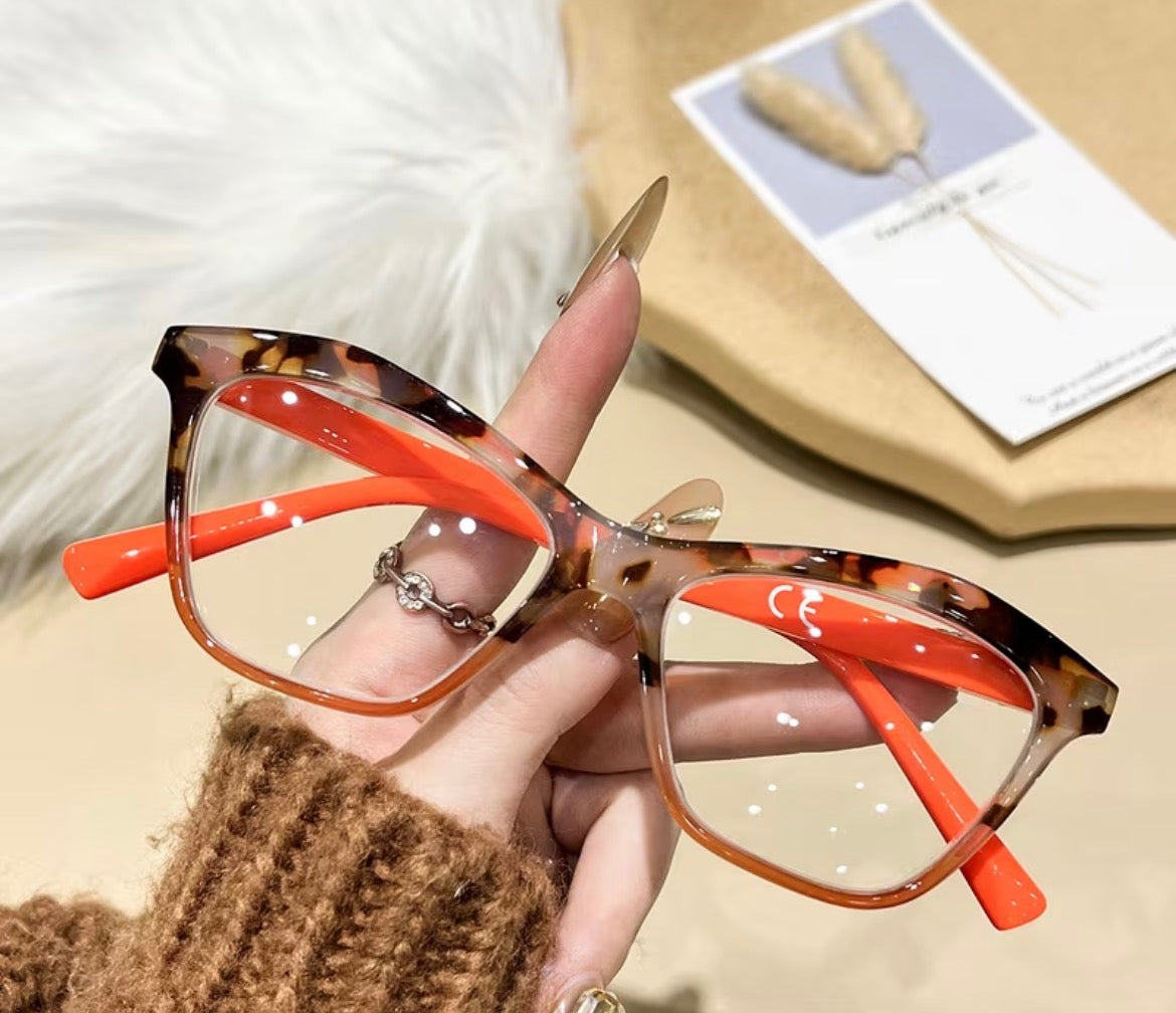 Large frame glasses - various colours