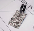 Luggage tags - beige