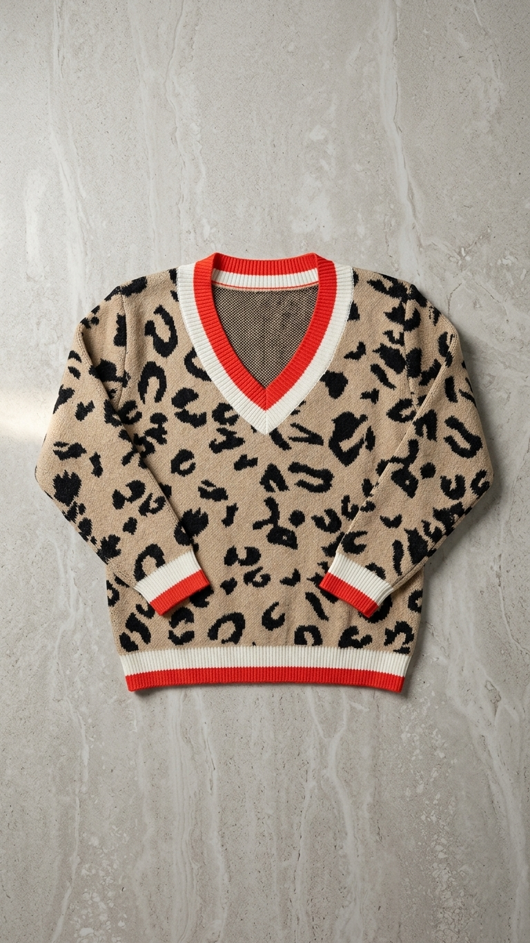 Long sleeve jersey - red and white trim