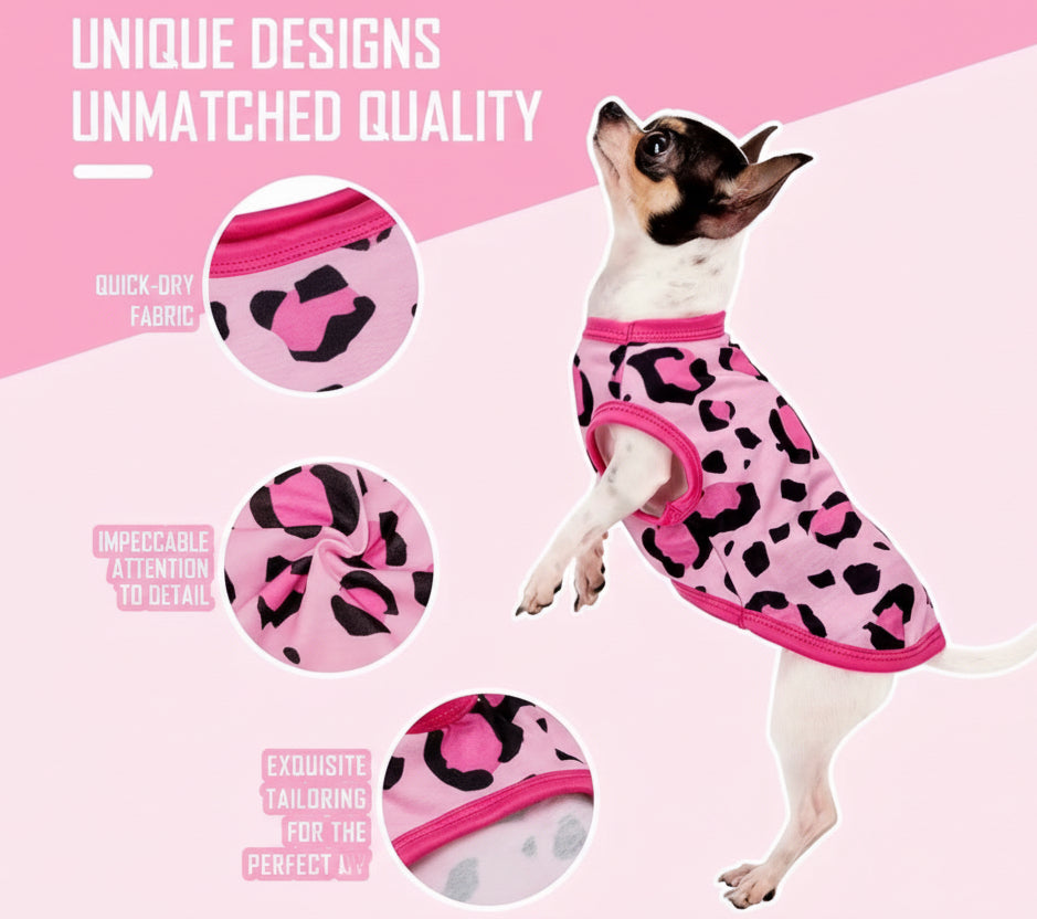 Dog tank top - pink