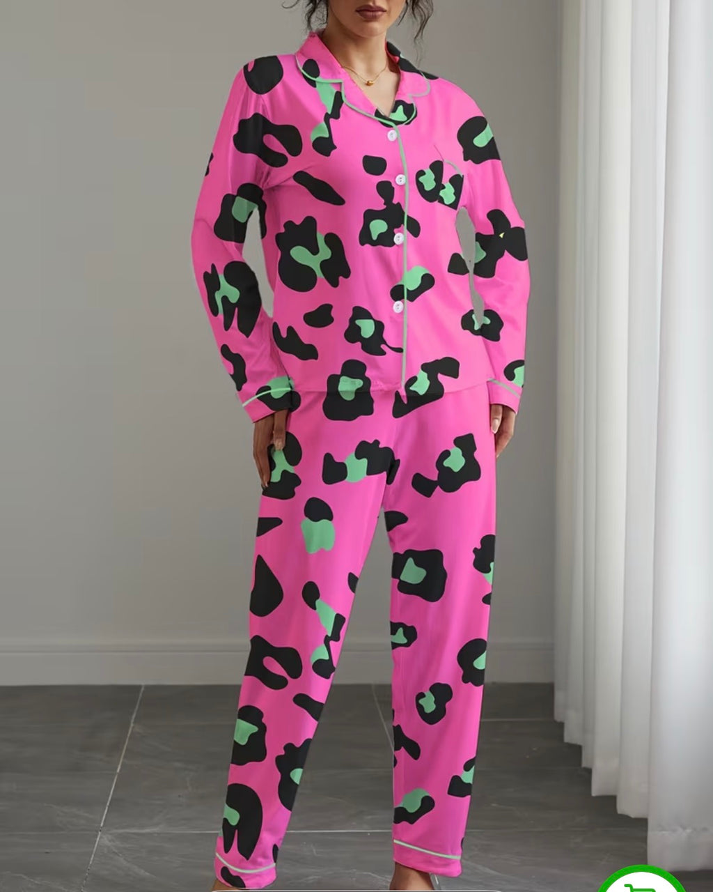 Loungewear pajamas - cerise