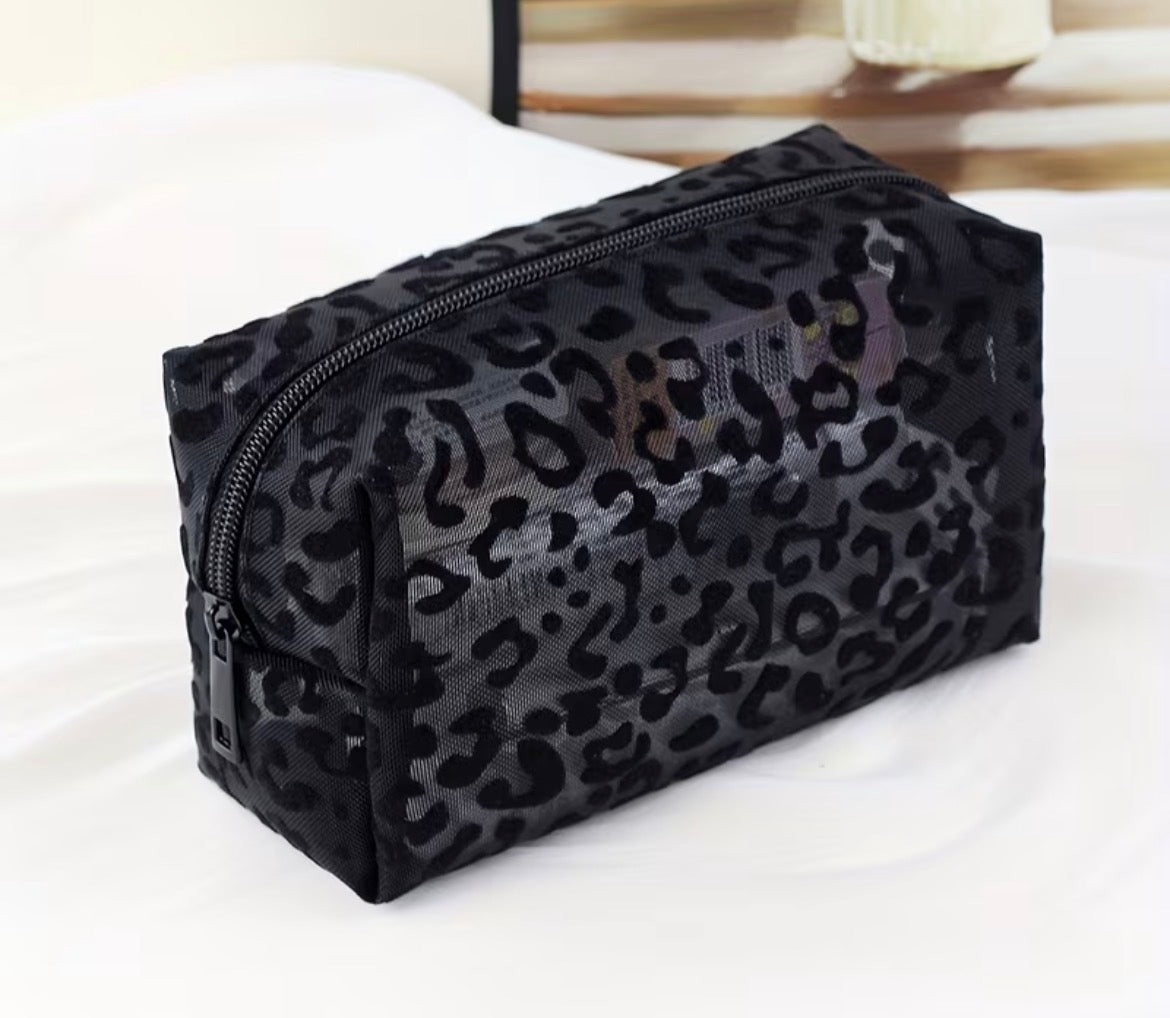 Makeup bag/pouch - mesh black