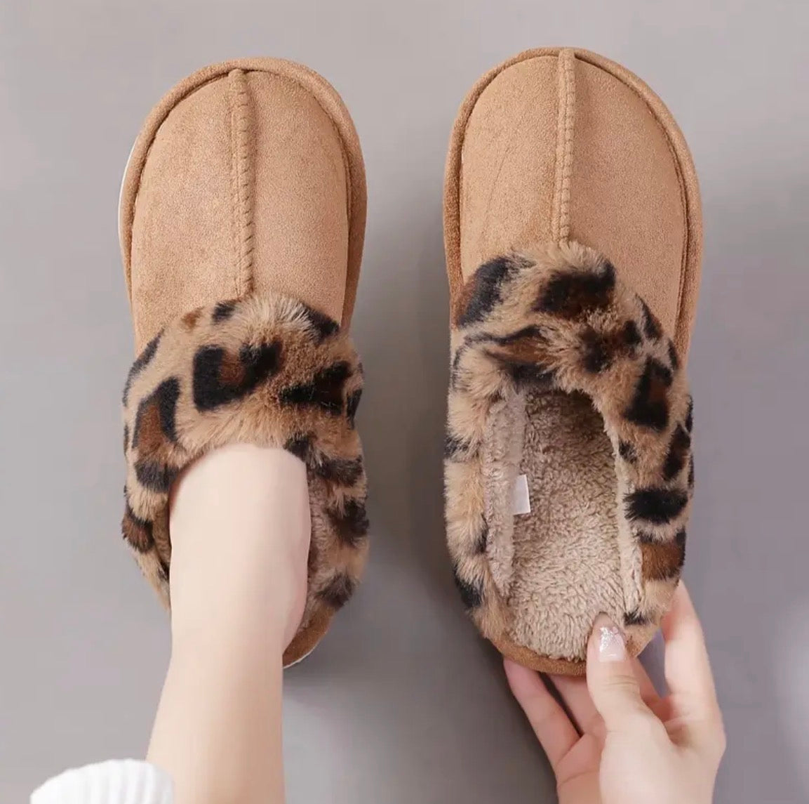 Fuzzy slippers