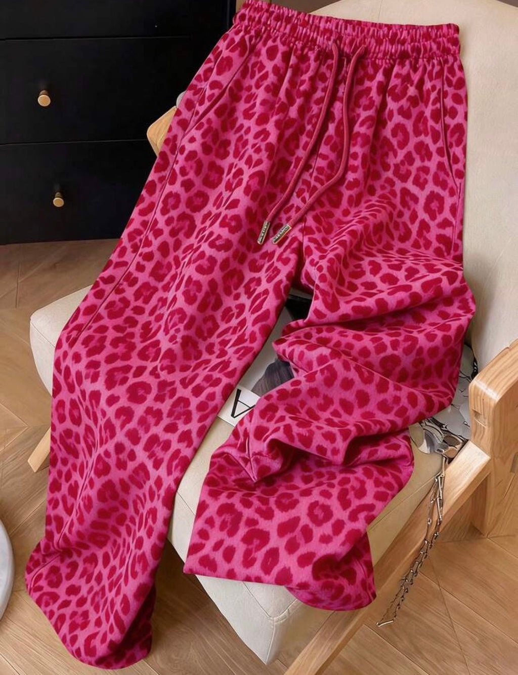 Wide-leg pants - pink