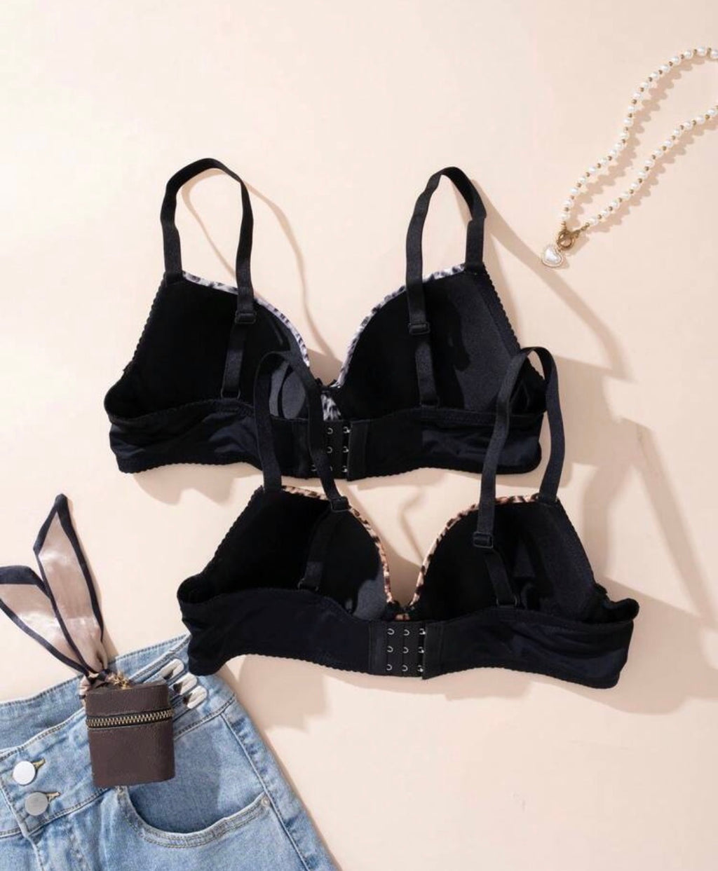 Underwire padded bra