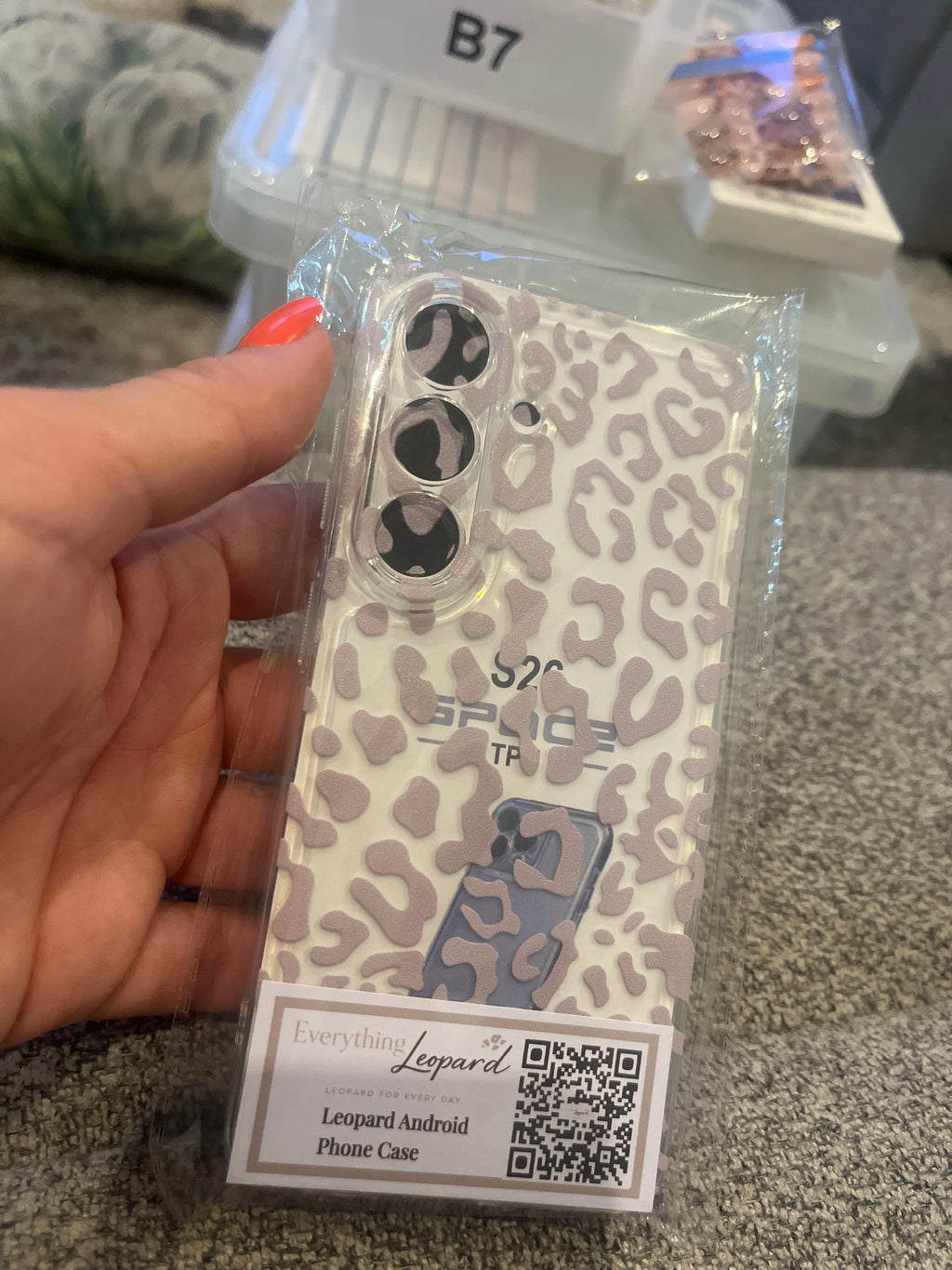 Transparent phone cover - Galaxy compatible