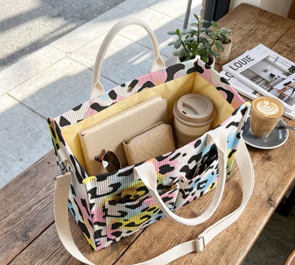 Colourful tote bag