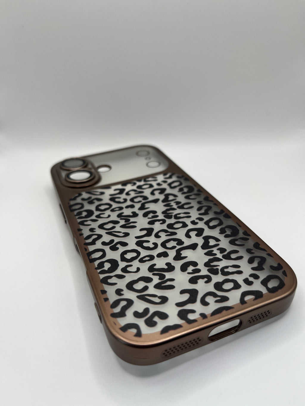 Phone case - IPhone 16 - bronze/blue