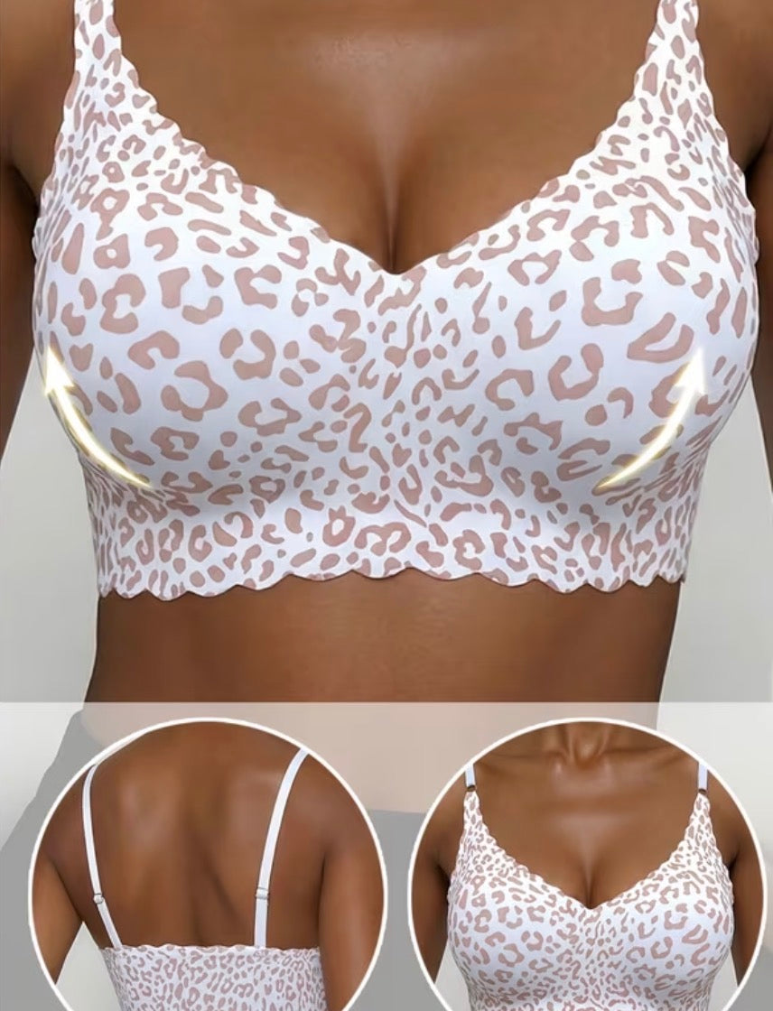 Bra - seamless pink & white