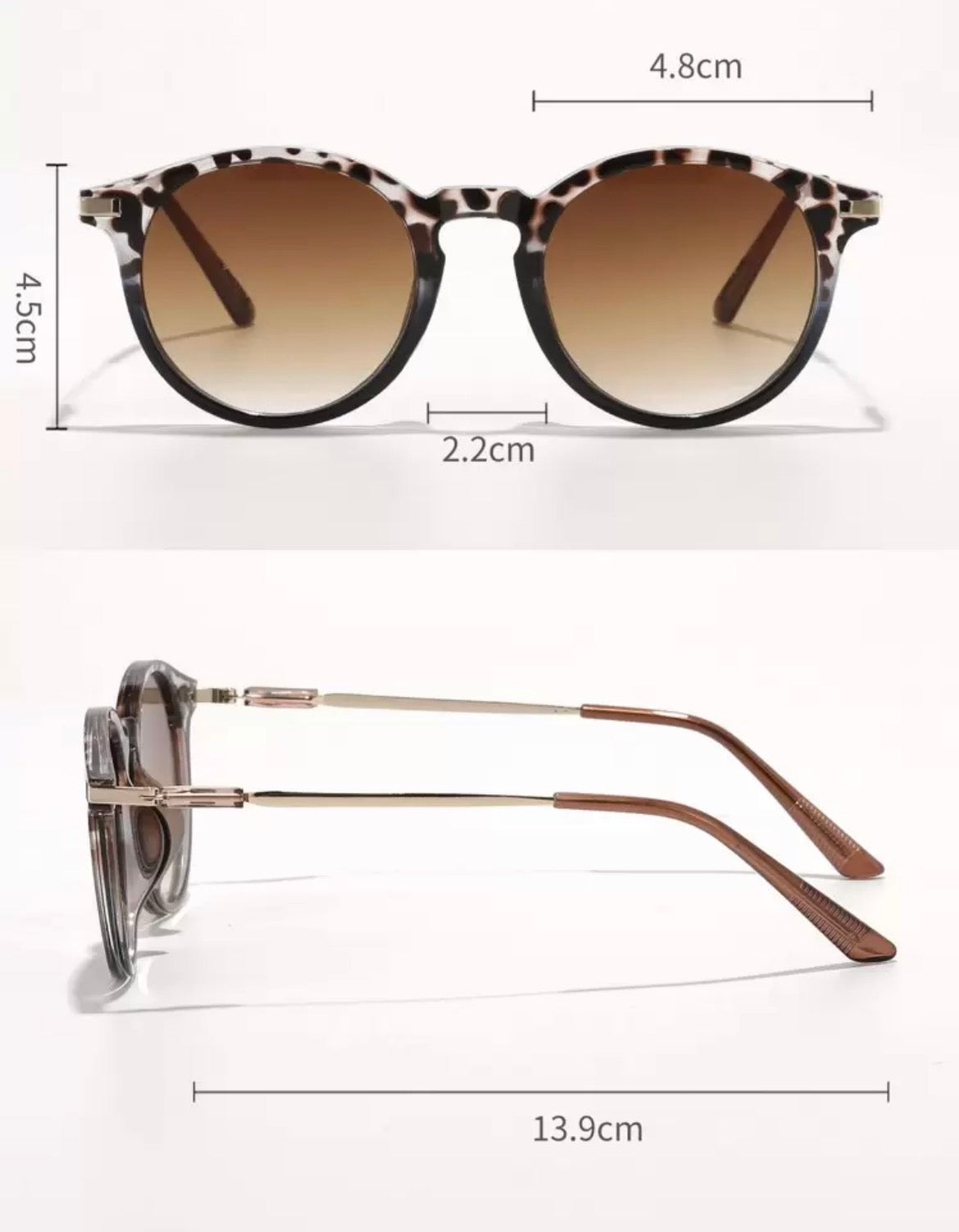 Round sun glasses