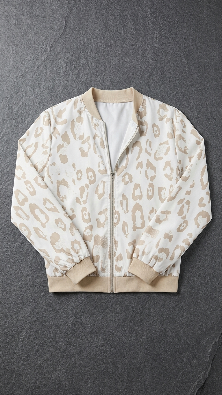 Lightweight zipper jacket (white)