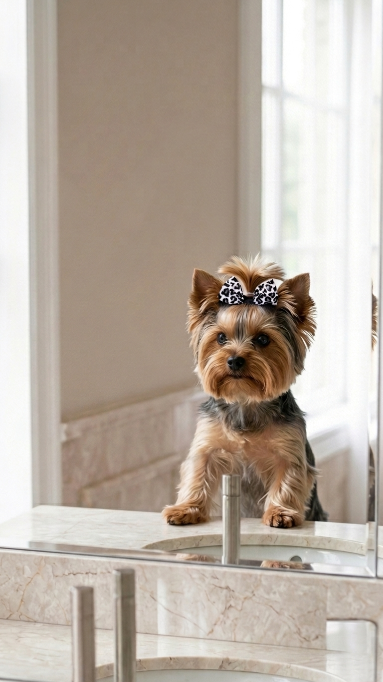 Pet hair bows - pink