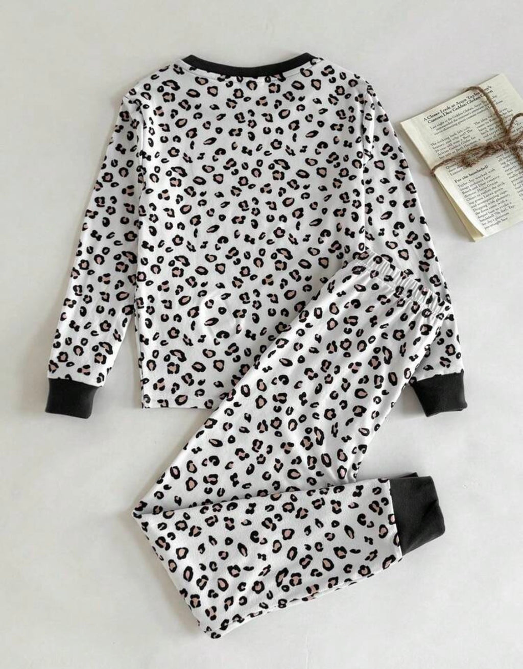 Tween leopard pajamas
