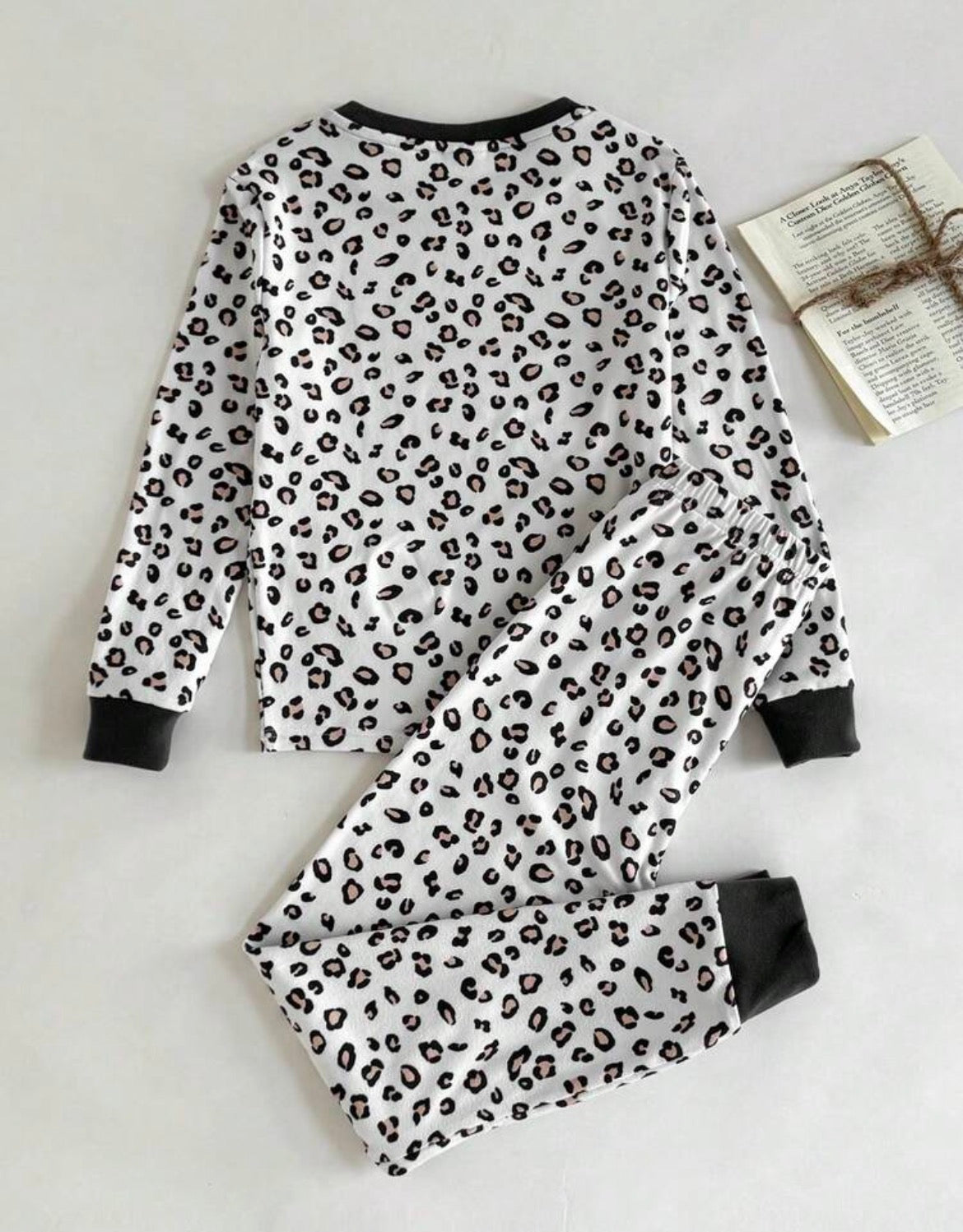 Tween leopard pajamas