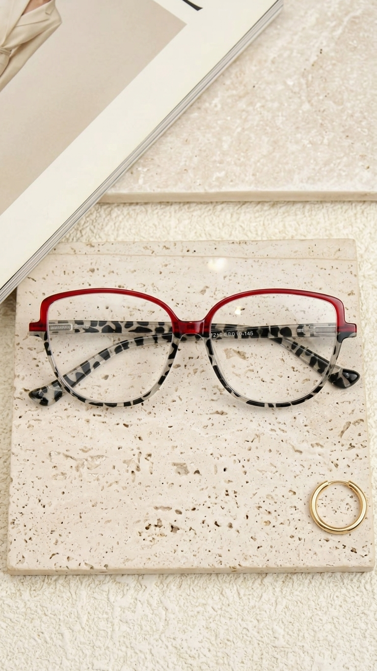 Reading glasses - red