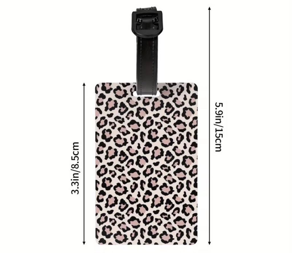 Luggage tags - beige