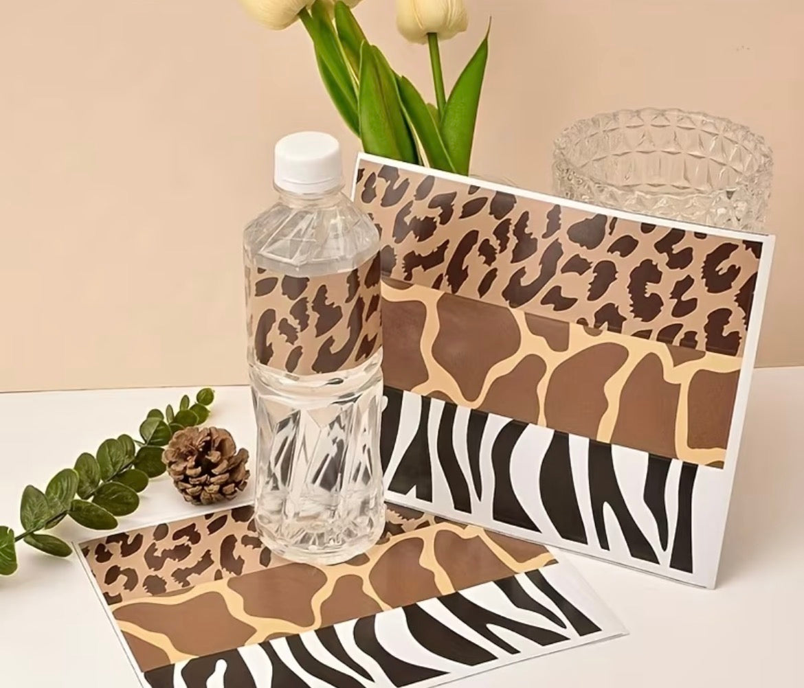 Water bottle labels