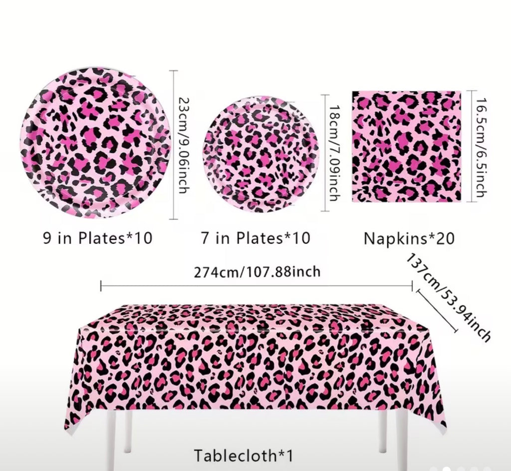 Party tableware pack - pink
