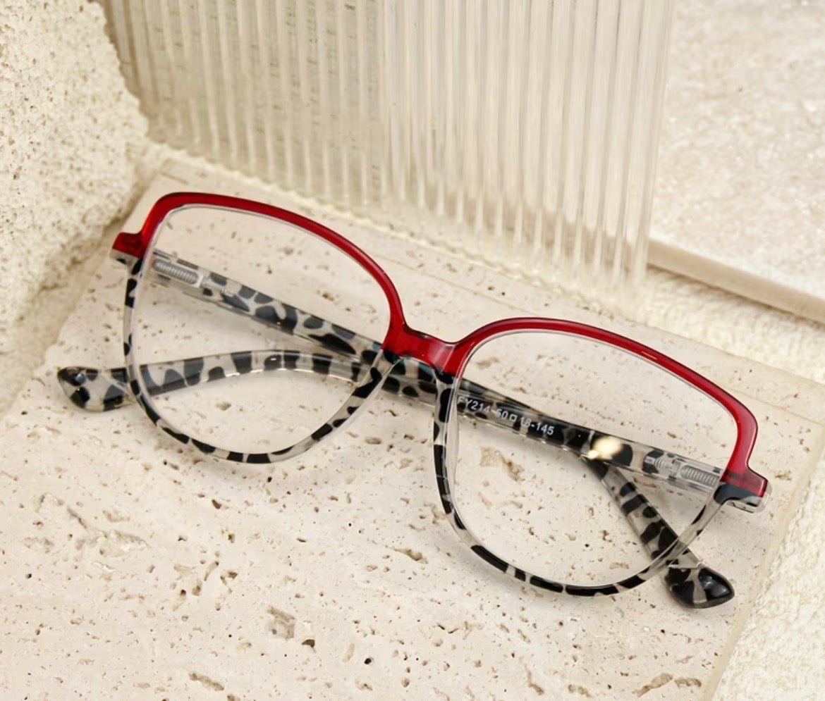 Reading glasses - red