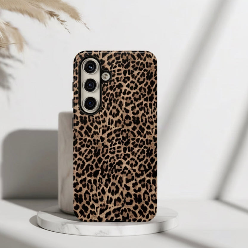 Leopard print cover- brown