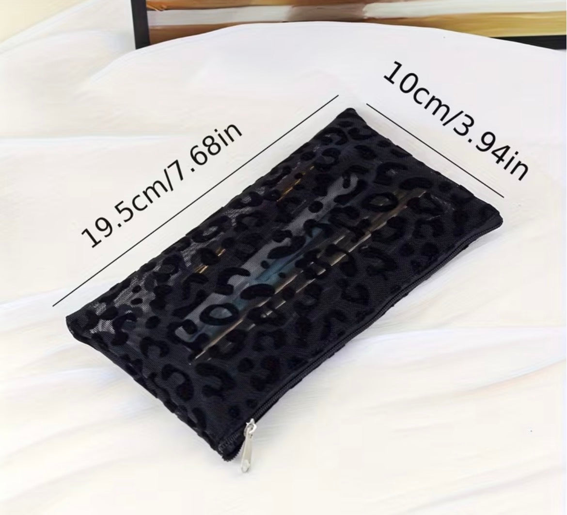 Makeup bag/pouch - mesh black