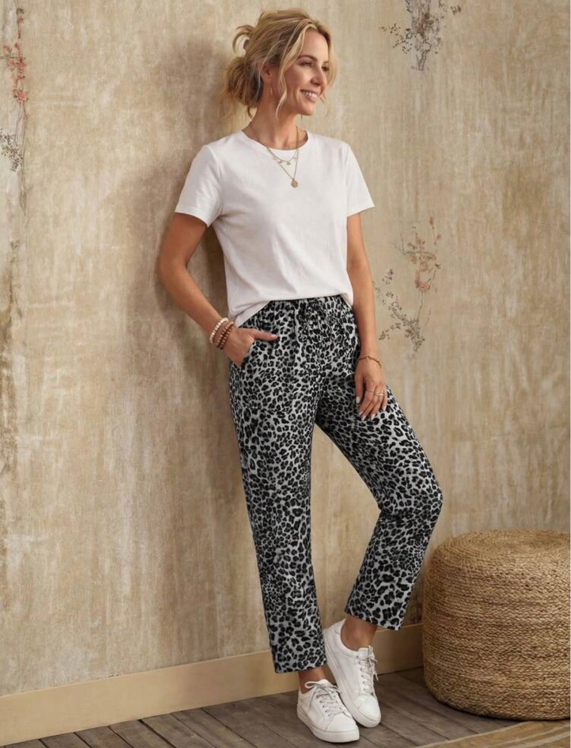 Straight leg pants