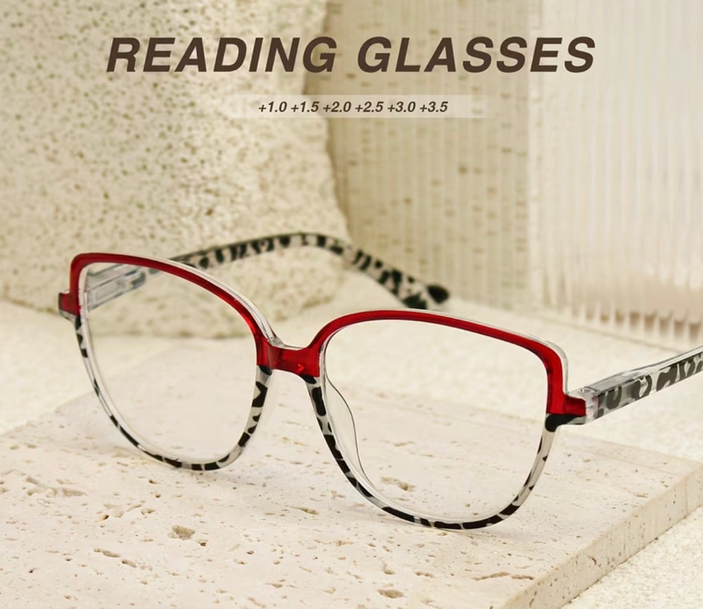 Reading glasses - red